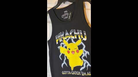 Pikachu Tank Top. #pokemon #clothing #pikachu