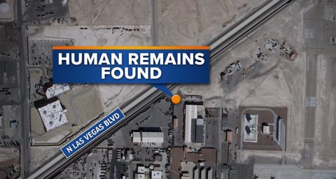 Las Vegas police investigate human remains found near Nellis AFB