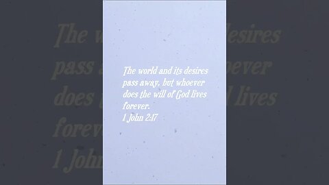 Daily Bible Verse short for today