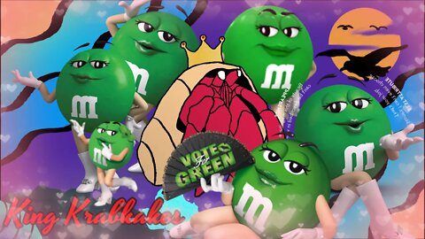Green M&M's a thot no more!