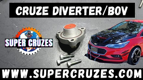 CRUZE MALIBU BOV Diverter www.supercruzes.com