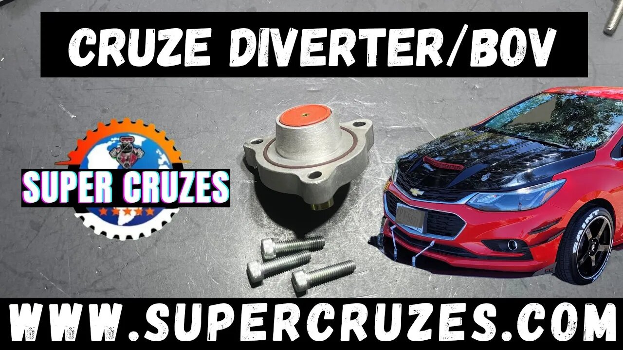 CRUZE MALIBU BOV Diverter www.supercruzes.com