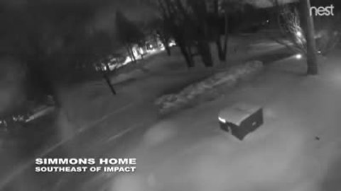 Meteor from Steven Simmons home in Oakland Township