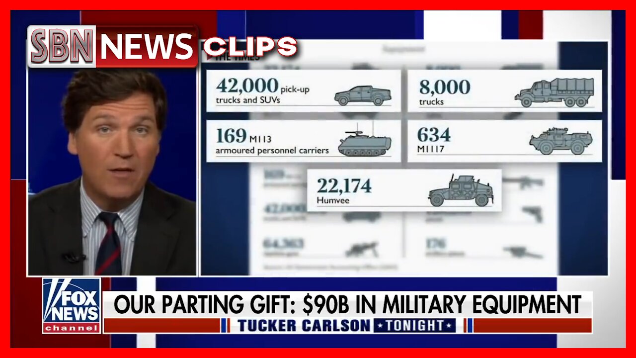 Tucker: White House Arming the Taliban as It Disarms Americans - 3355