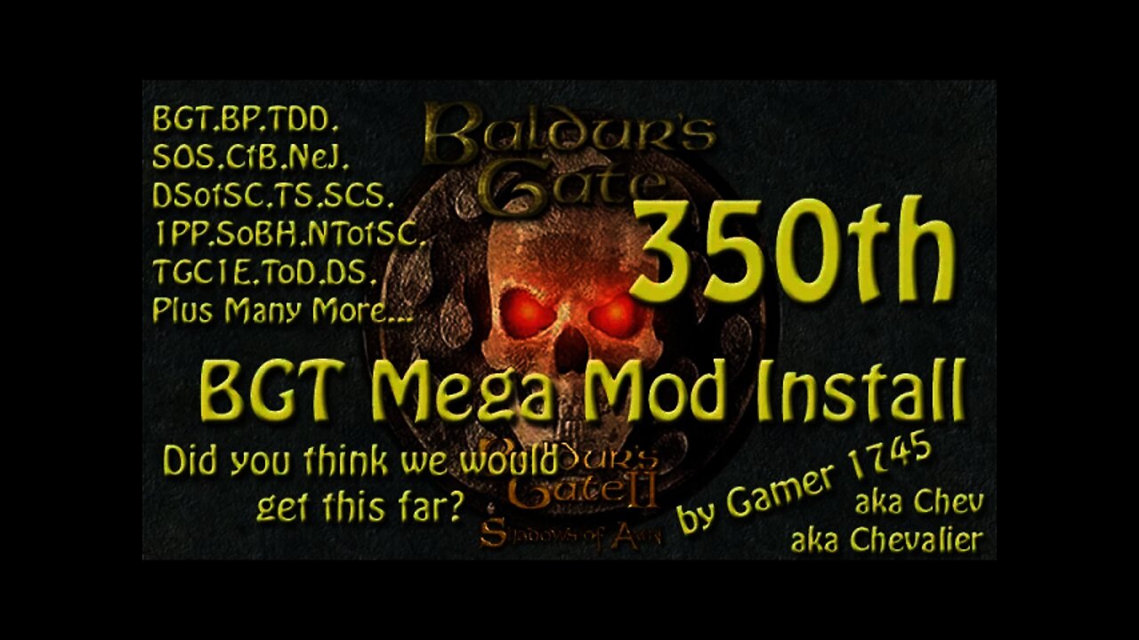 Let's Play Baldur's Gate Trilogy Mega Mod Part 350