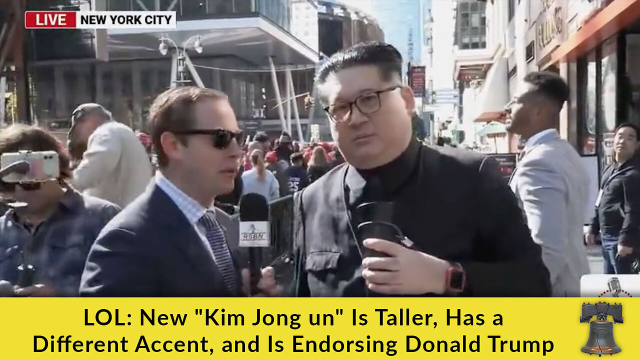 LOL: New "Kim Jong un" Is Taller, Has a Different Accent, and Is Endorsing Donald Trump