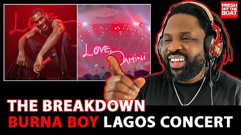 BURNA BOY BLAST FANS AND PROMOTERS DURING LAGOS CONCERT