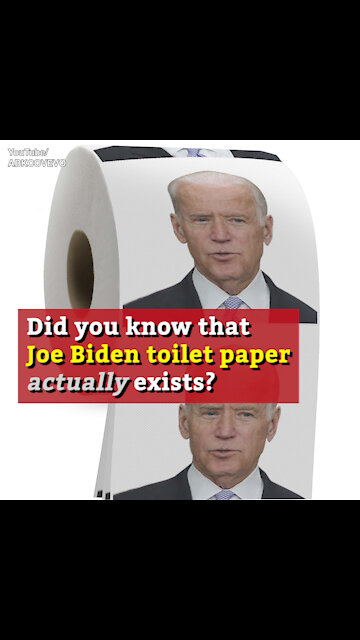 Did you know that Joe Biden toilet paper actually exists?