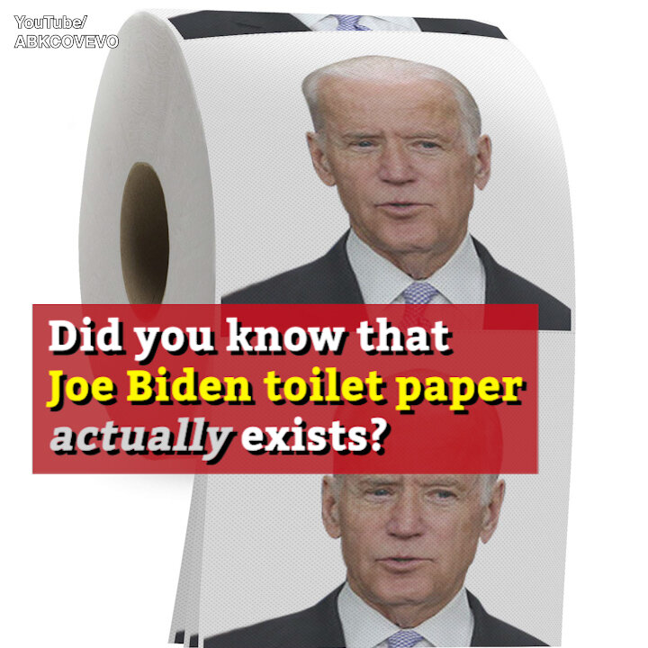 Did you know that Joe Biden toilet paper actually exists?