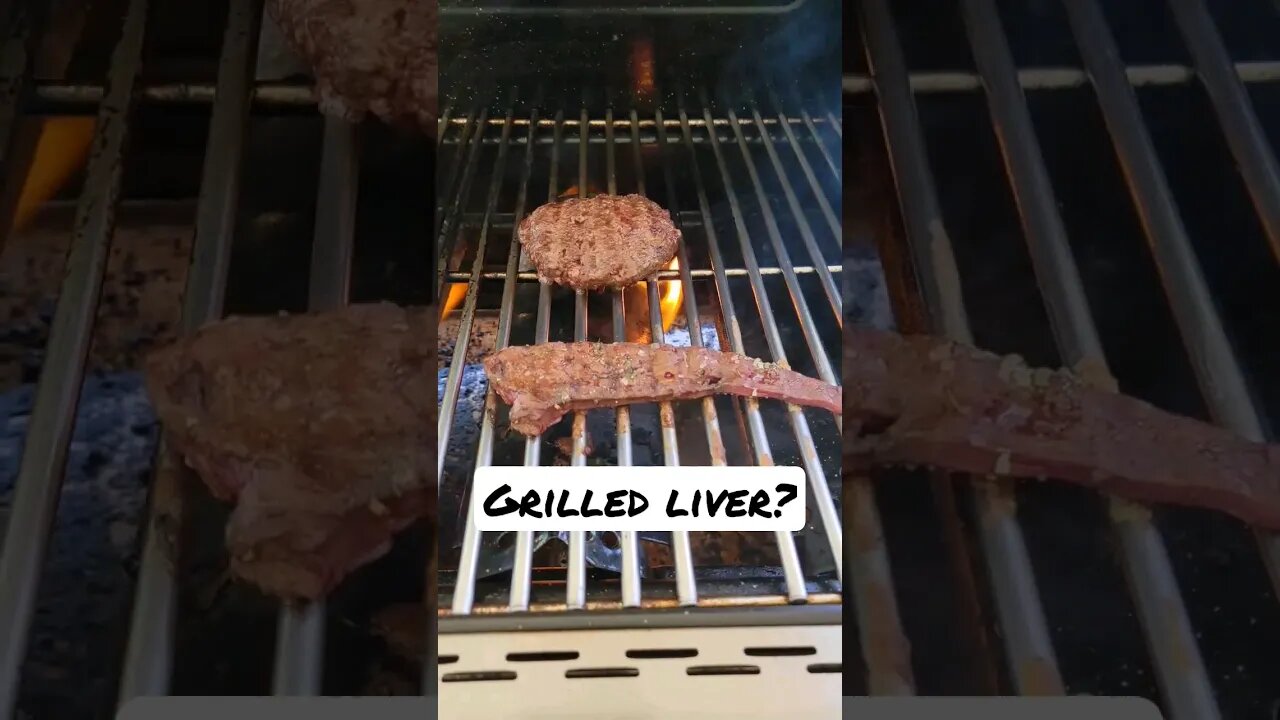 My Mother's Day dinner...grilled liver?? #beefliver #burgers #carnivore