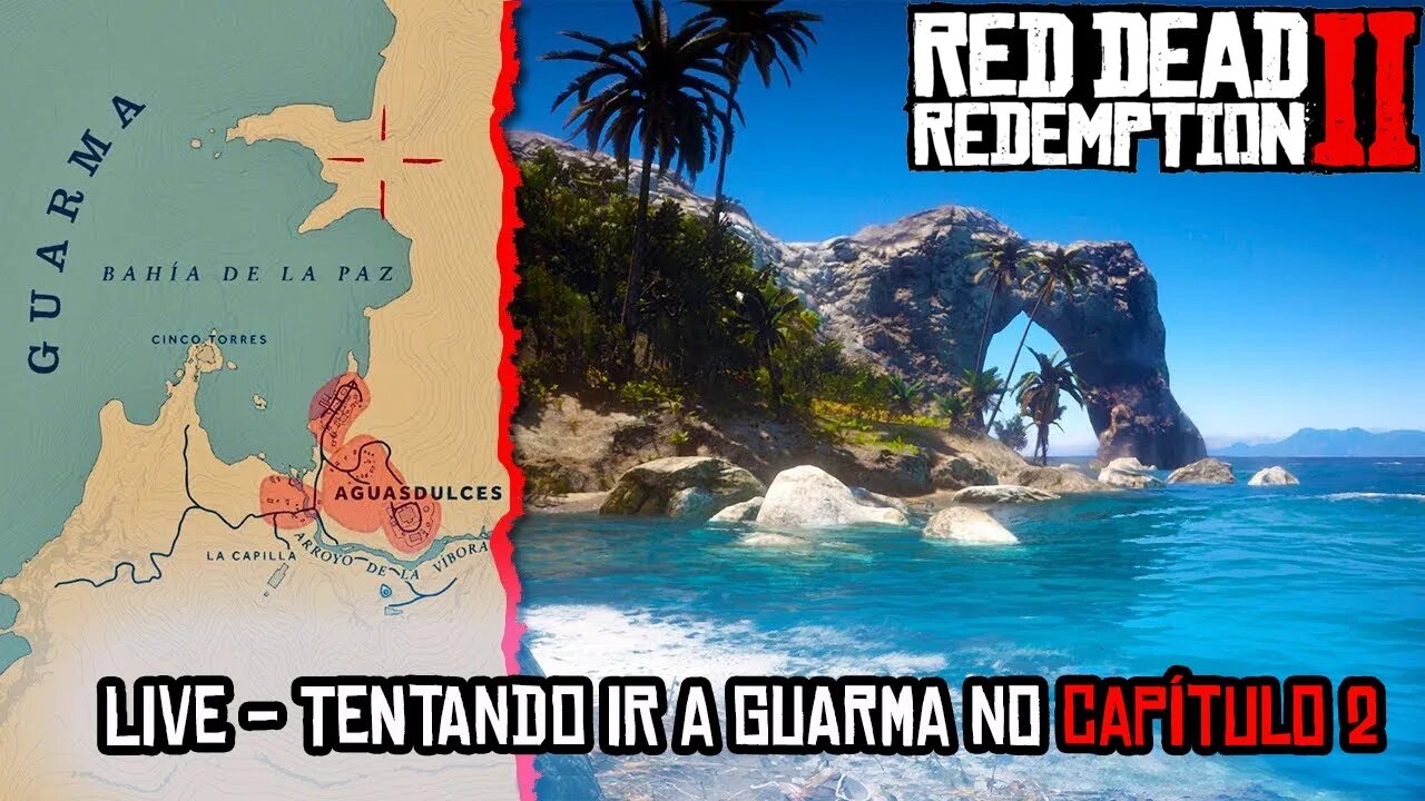 Red Dead Redemption 2 Tentado ir a Guarma com Arthur Morgan Cap 2