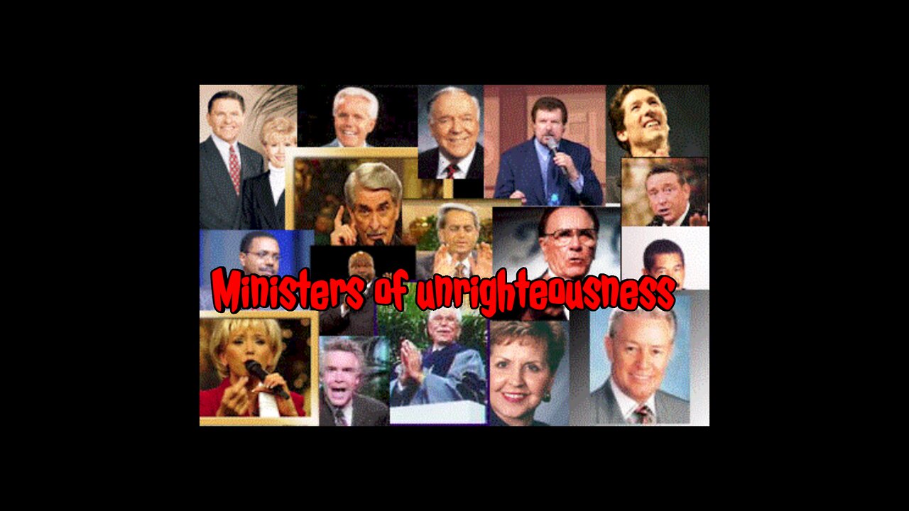 Ministers of unrighteousness part 2