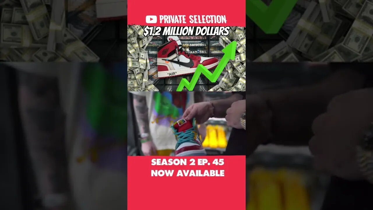 Come Take A Dive Into Our $1.2 Million Dollar Sneaker Room