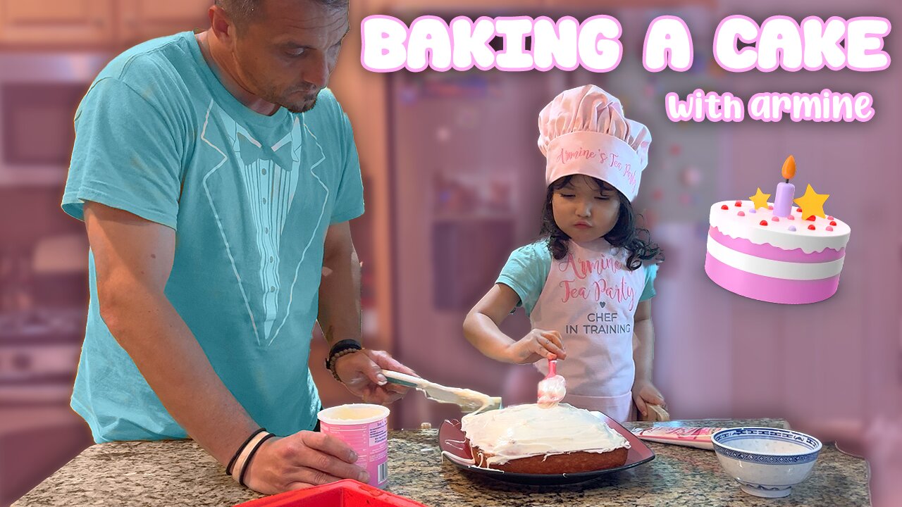 Baking Magic with Armine: Watch Her Create a Delicious Cake!