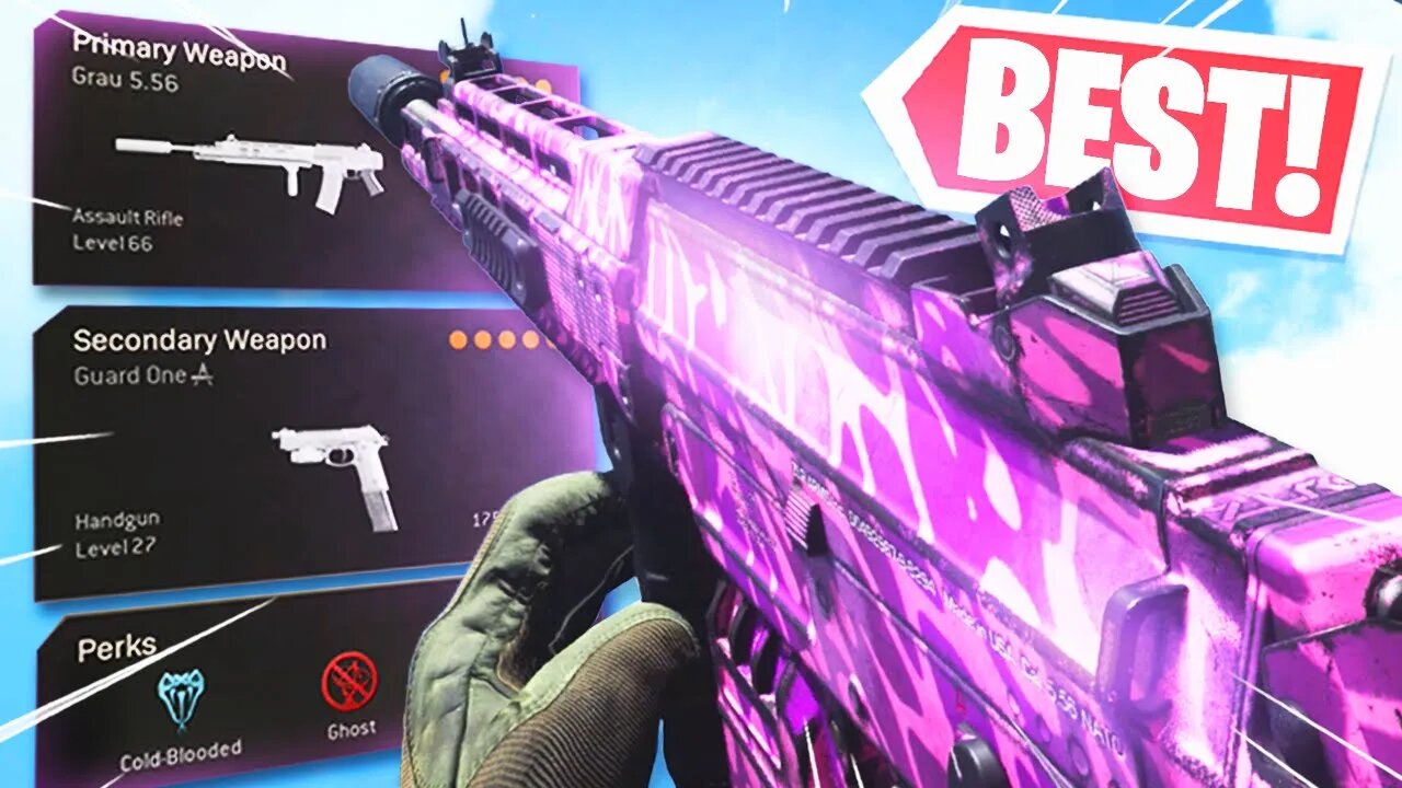 TOP GRAU 5.56 CLASS FOR WARZONE!! Best Grau 5.56 Class Setup Modern Warfare Warzone (CoD Warzone)