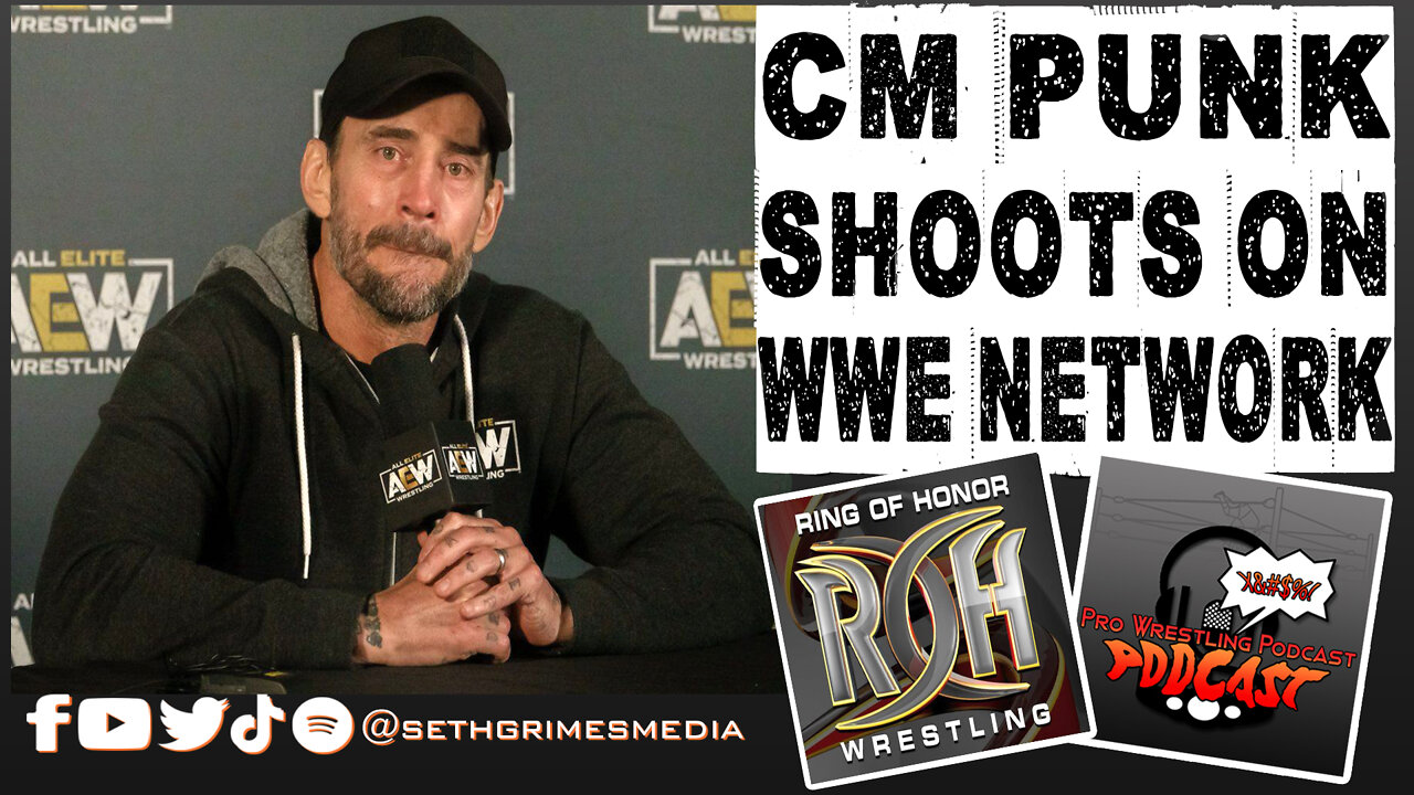 CM Punk SHOOTS on ROH and WWE Network | Clip from the Pro Wrestling Podcast Podcast | #cmpunk #aew