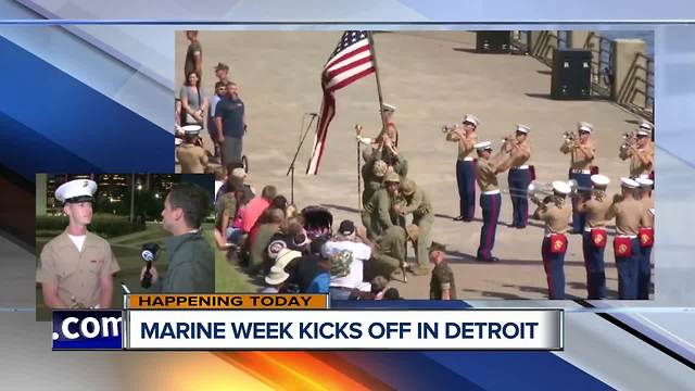 Marine Week Detroit showcases the Marines with multiple events