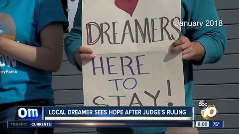 Local dreamer sees hope after judge's ruling