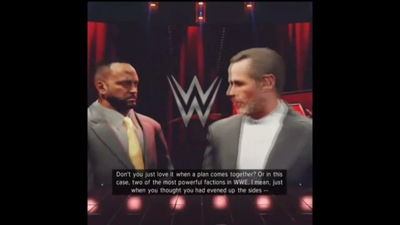 wwe 2k23 myrise Shawn Michaels Sets A Trap for me part 1 #wwe2k23 #wwe2k23gameplay