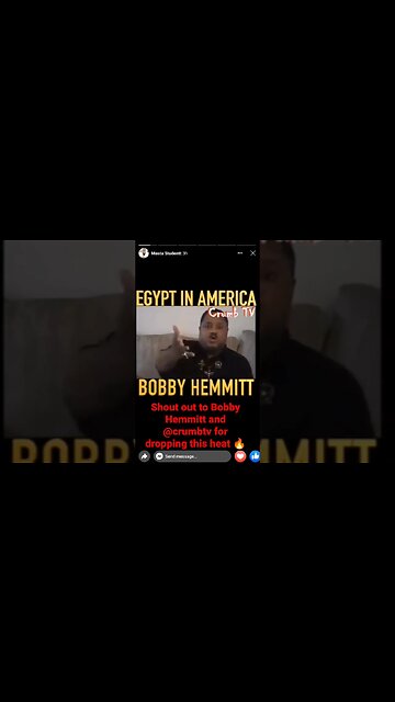 Bobby Hemmitt speaking on ancient Egyptians in the Americas before European colonization