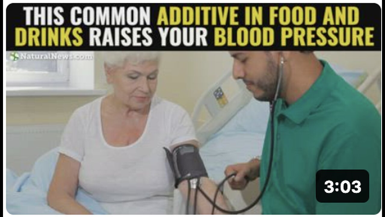 This common additive in food and drinks raises your blood pressure