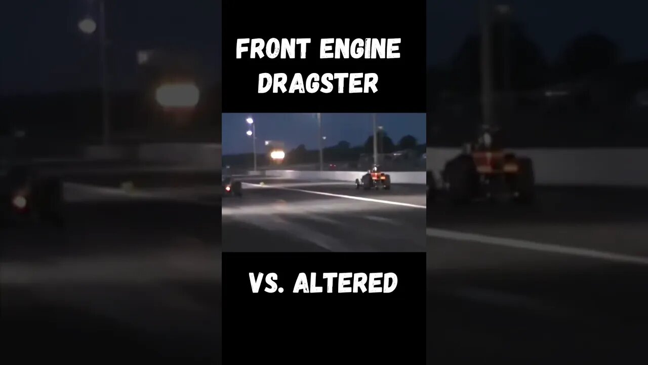 Dragster vs. Altered Match Race! #shorts