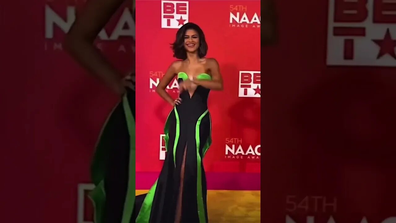 Zendaya at 54th NAACP Image Awards Night💥💥💥#entertainment #shorts #viral