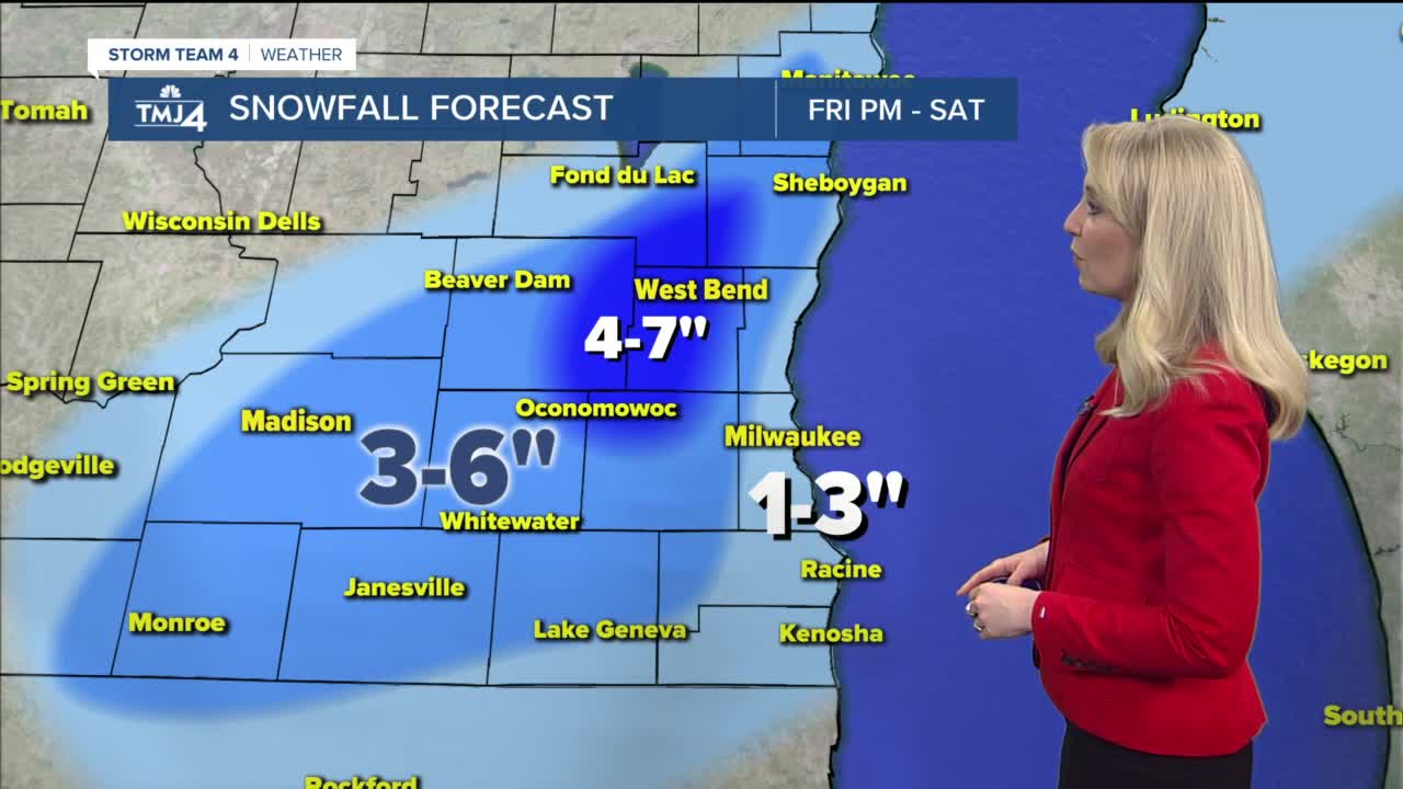 Cloudy Friday as rain moves in mid-day with possible rain-snow mix