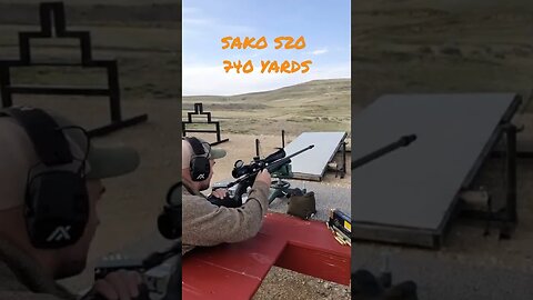 Sako s20 at 740 yards.