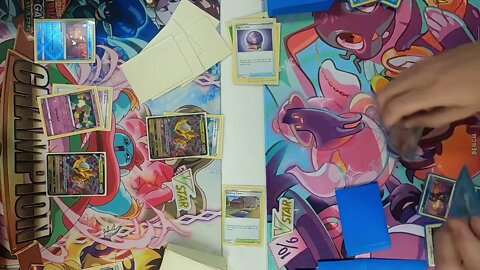 Giratina VStar/Leafeon VStar vs Kyurem VMAX/Palkia VStar at @PocketSloths | Pokemon TCG