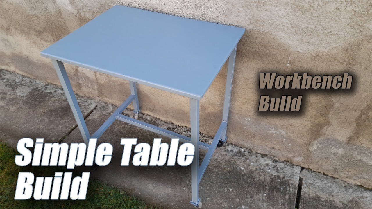 How To Make A SMALL Work Table Yourself | EASY WAY