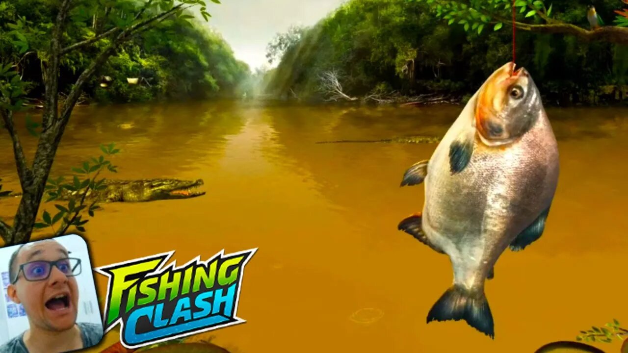 Pescando no Rio Amazonas do Fishing Clash