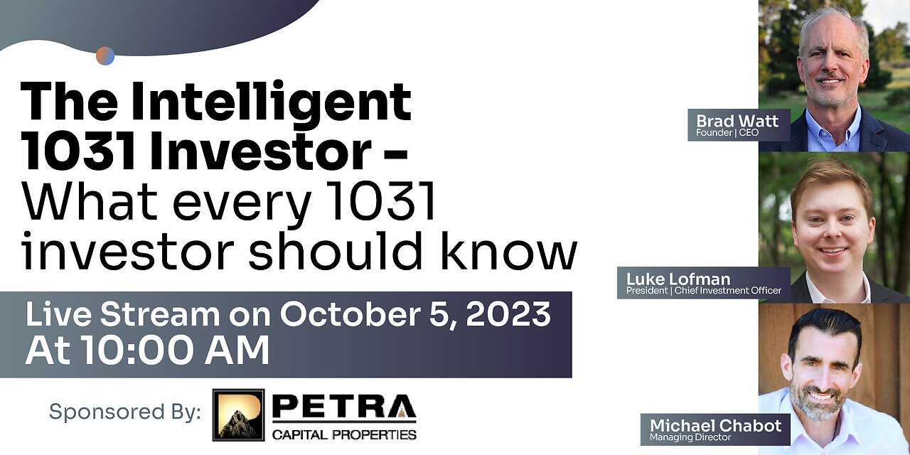 The Intelligent 1031 Investor