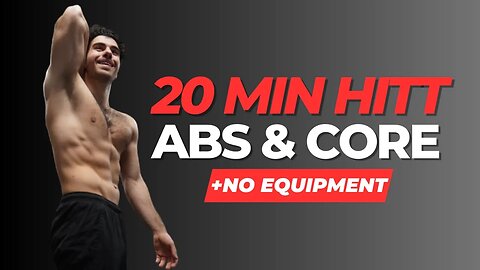 20 Min Intense HIIT ABS Workout | No Equipment