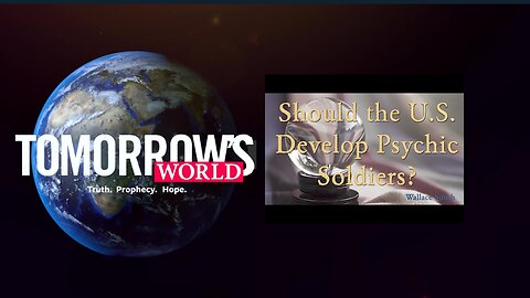 TW Webcast: Should the U.S. Develop Psychic Soldiers?