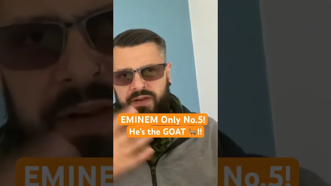 Eminem rated No. 5? | GOAT | Best Rapper of All Time is WHO? #hiphopnews