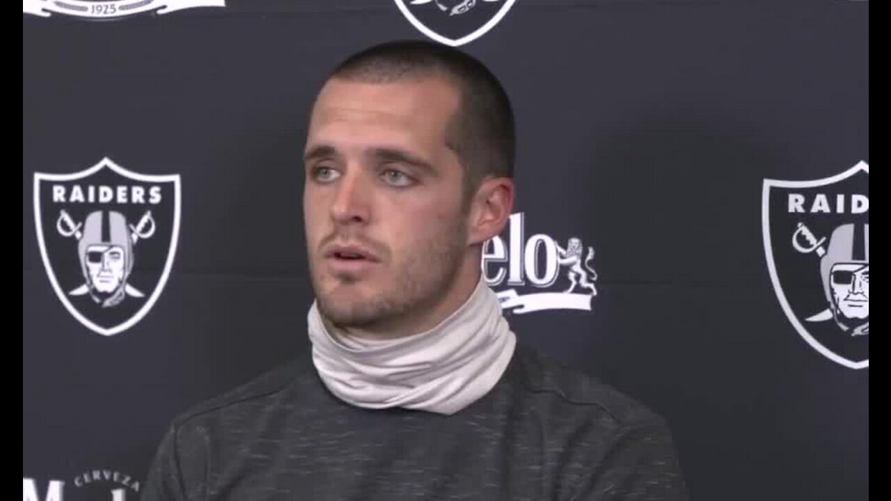 Derek Carr talks about Raiders' mask scrutiny