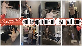 *NEW* ULTIMATE ENTIRE APARTMENT CLEAN WITH ME 2022❣️| EXTREME SPEED CLEANING MOTIVATION💃🏻|ez tingz