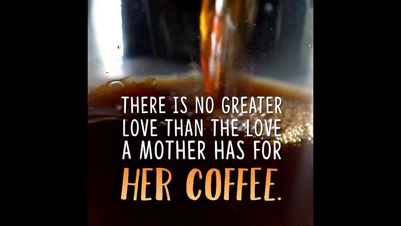 No greater love than mother and coffee [GMG Originals]