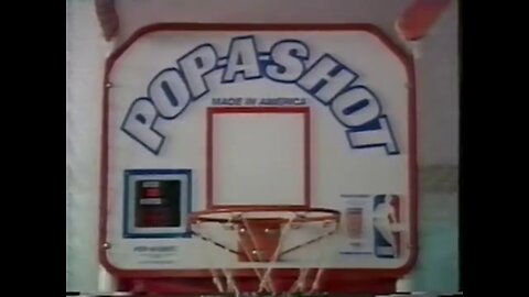 Circa 1988 - Ad for Pop-A-Shot Home Free Throw/Basketball Game