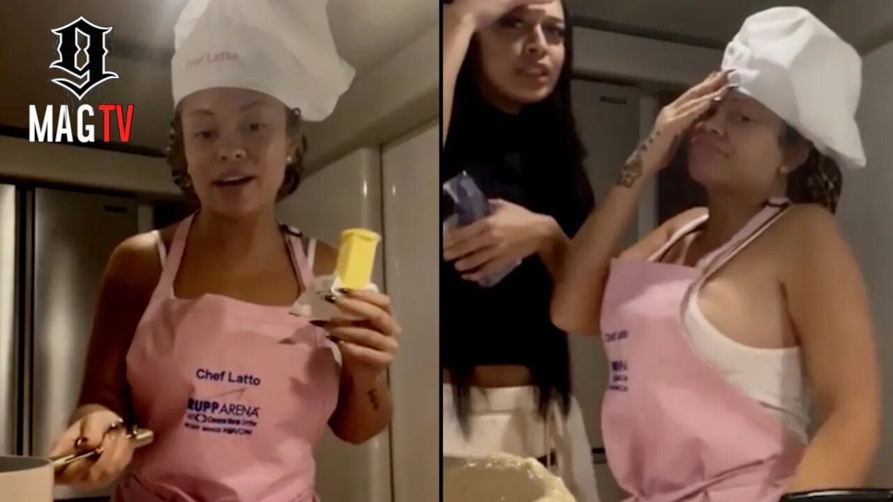 Latto Turns Up While Cooking Breakfast On Her Tour Bus! 👩🏽‍🍳