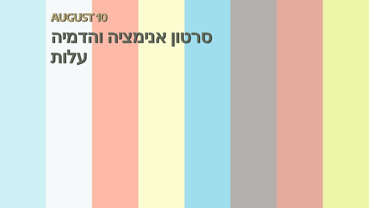 סרטון אנימציה והדמיה עלות