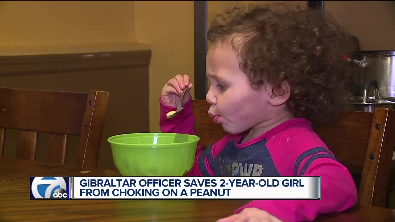 Gibraltar police officer hailed as a hero after saving life of 2-year-old girl