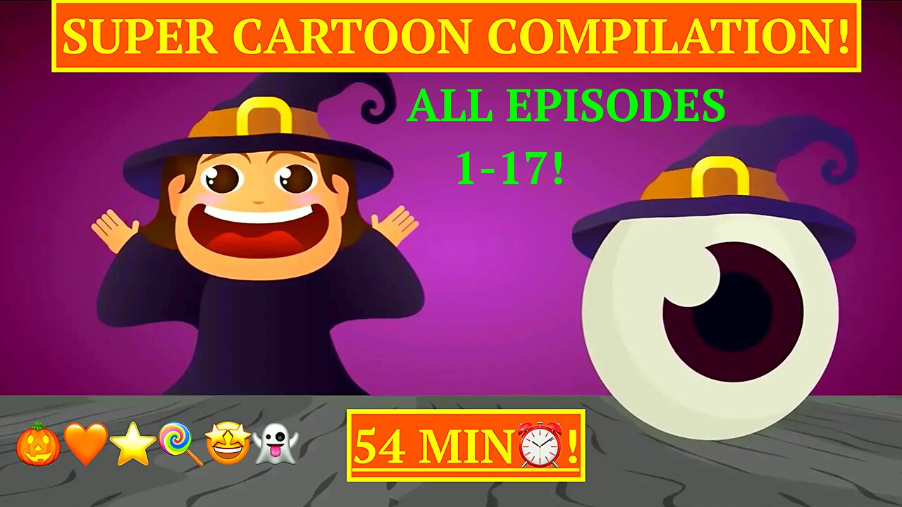 Cartoons for Children - Funny Cartoons for Kids - Halloween Cartoon Compilation for Kids