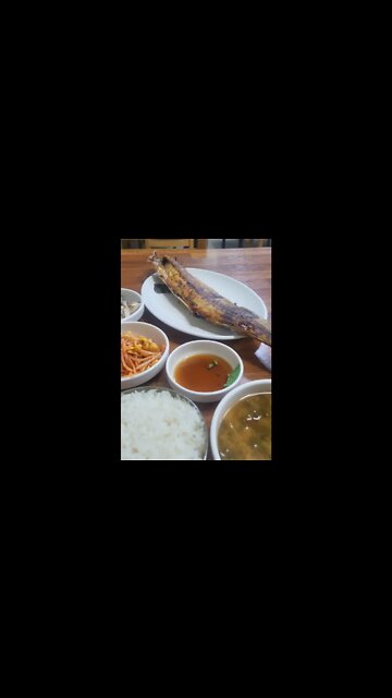 #shorts #food #cooking Grilled Spanish mackerel Korean restaurant