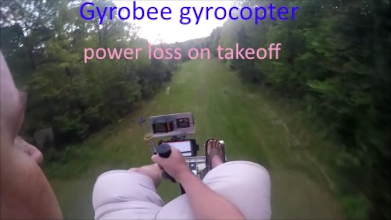 gyrocopter engine failure on takeoff