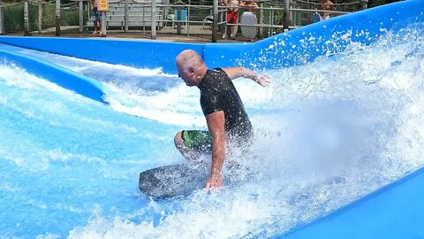 flowrider - Jack "the ripper" at Soak City, Kings Island (2022) #shorts