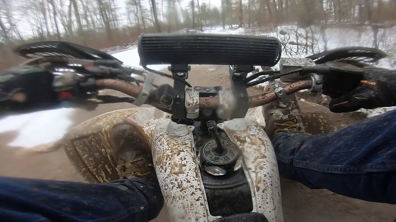 Snow And Mudding On The Raptor