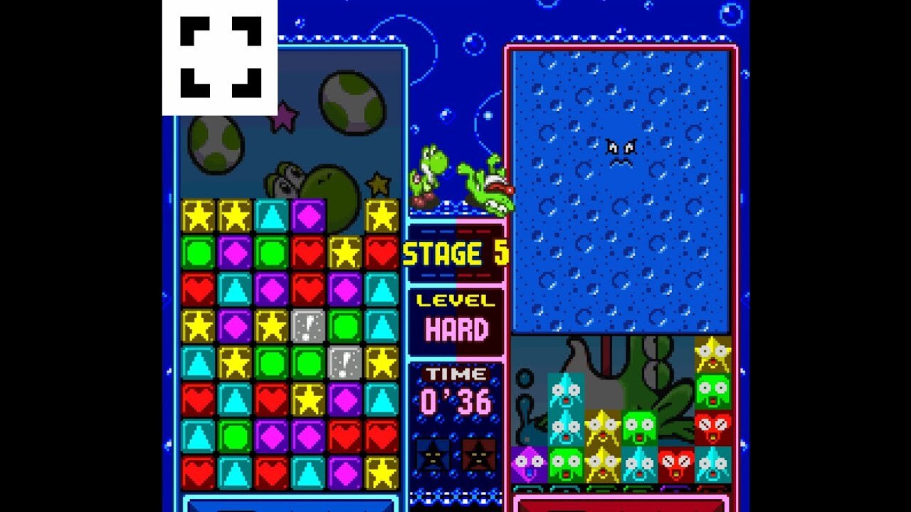 Tetris Attack: Super Hard (No Continues, Full Screen)