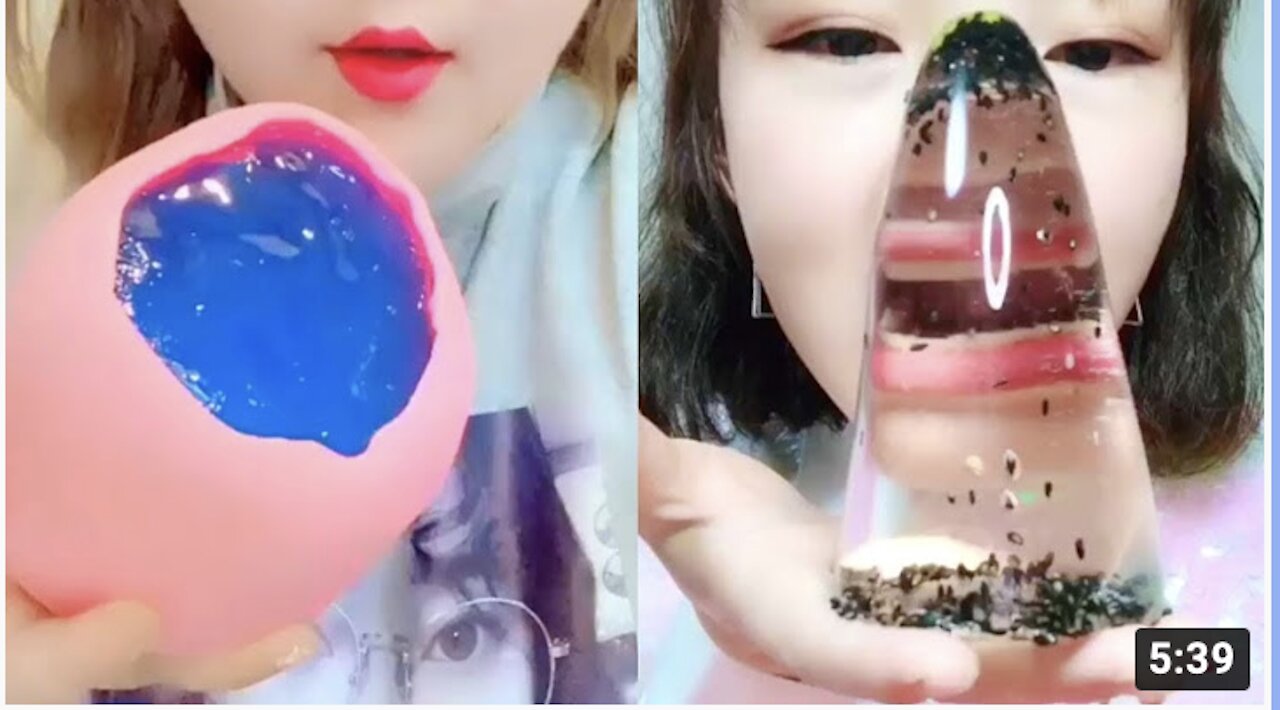 Ice Mukbang - Satisfying Crunchy Sounds !Ice Eating ASMR!